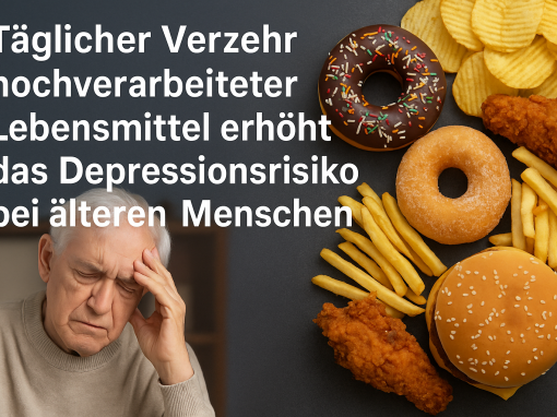 Täglicher Verzehr hochverarbeiteter Lebensmittel erhöht das Depressionsrisiko bei älteren Menschen