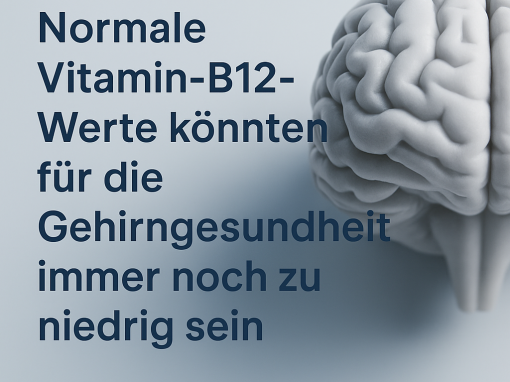 Normale Vitamin-B12-Werte könnten für die Gehirngesundheit immer noch zu niedrig sein